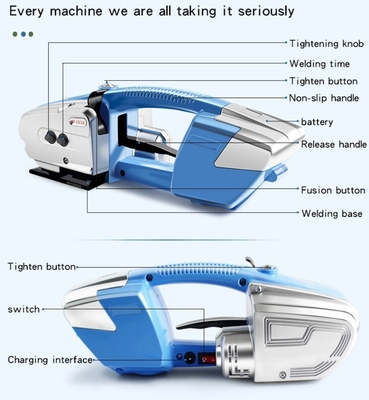 CE Certified Wrapping Machine for Automatic Strapping of PP/PET Straps in Food Shops