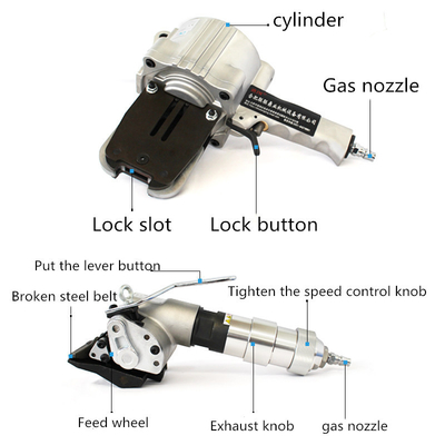 Construction Works Strapping Tool For Cartons With 15KN Strength Semi-automatic Design