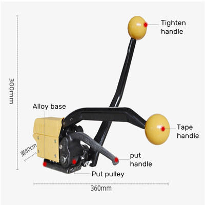 Manual Driven Multi-function Steel Strap Hand Strapping Tool Machine for Online Support