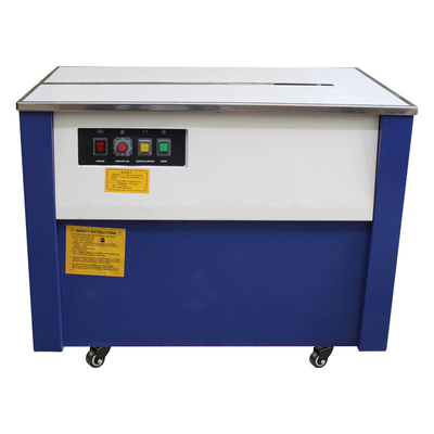 High Table Hot Melting Semi-Automatic Strapping Machine for Quick Carton Packaging