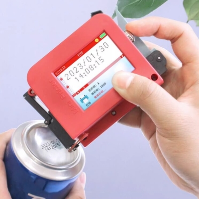 Solvent Ink Mini Handheld Pocket Inkjet Printer for Plastic Bag Date Bar Code QR Code 3 KG