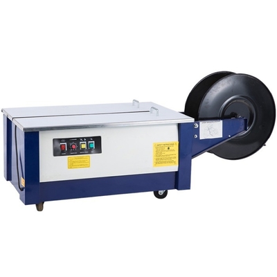 Electric Single Motor Low Table PP Strapping Machine with Belt Tabletop to Benefit