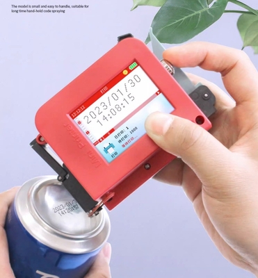 Quick Drying Ink 12-12.7mm Mini Handheld Printer for Food Bag Bottle Body Production Date