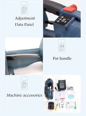 User-Friendly 90mins Charging Time Electric Strapping Machine for 13-19mm PET/PP Strap