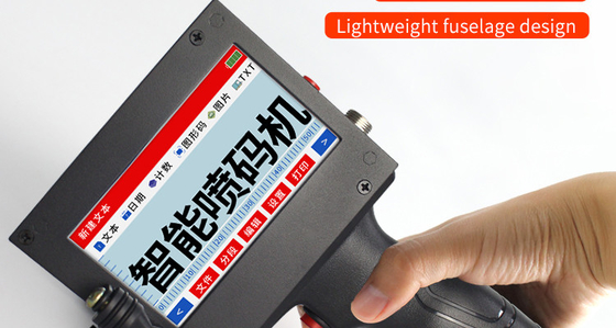 Food Beverage Manual Inkjet Printer for Small Food Package Bag Batch Production Date