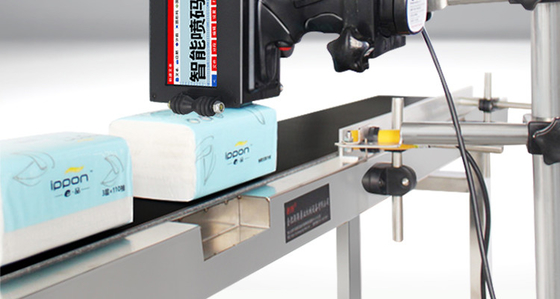 Food Beverage Manual Inkjet Printer for Small Food Package Bag Batch Production Date