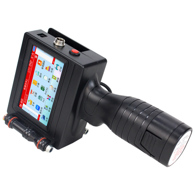 Black Eco Solvent Handheld Printer 600dpi for English Number Qr Bar Code Expire Date