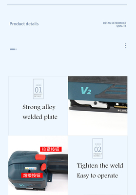 Fast Charging Time V2 Battery Powered Automatic Wrapping Machine for Plastic Strapping
