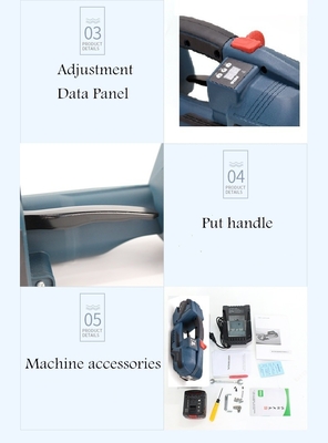 Fast Charging Time V2 Battery Powered Automatic Wrapping Machine for Plastic Strapping