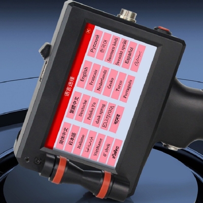 definition Large Screen Handheld Inkjet Printer with and Black Printing Capability