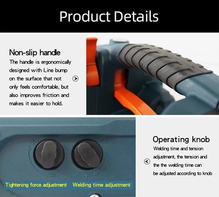 JDC1316 PP/PET Straps Battery Power Plastic Strapping Tool for Professional Strapping