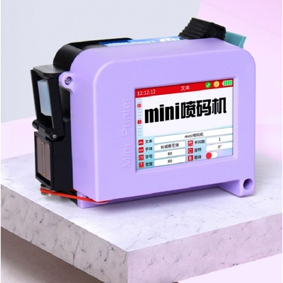 Portable Handheld Inkjet Printer with Mini Intelligent Operation 105*72*49 Dimensions