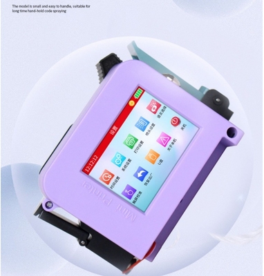 Portable Handheld Inkjet Printer with Mini Intelligent Operation 105*72*49 Dimensions