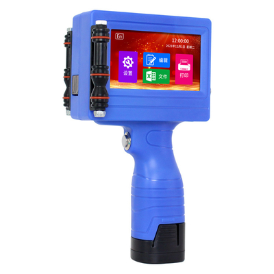 definition Portable Expiry Date Printing Machine Handheld Inkjet Printer With CE 3.5kg