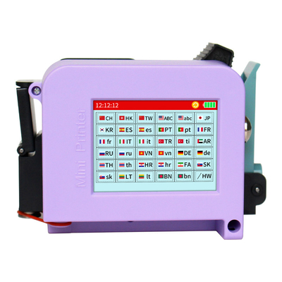 Single Color Handheld Inkjet Printer for Mini Plastic Bottle Egg Bottle Body Printing