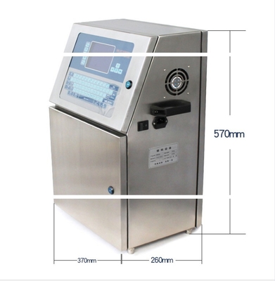 Industrial Assembly Line CIJ Inkjet Printer with Quick Drying Ink and Screen Editing