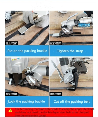 FTL-32 FTS-32 Pneumatic Tensioner and Sealer for Steel Strap Strapping Easy Operation