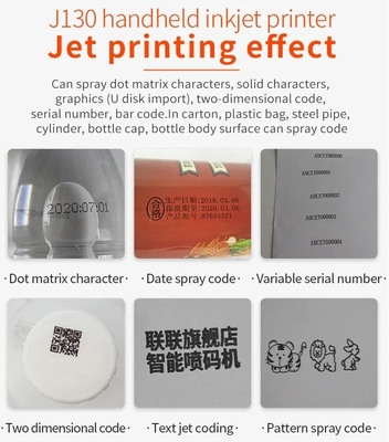 600DPI TIJ Printer Handheld Inkjet Printer for Coding Machine Printing Distance 2-5mm