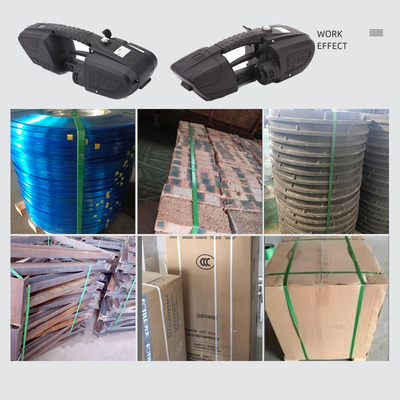 Rechargeable Lithium Battery Powered Automatic Strapping Machine for V3 Carton Pallets