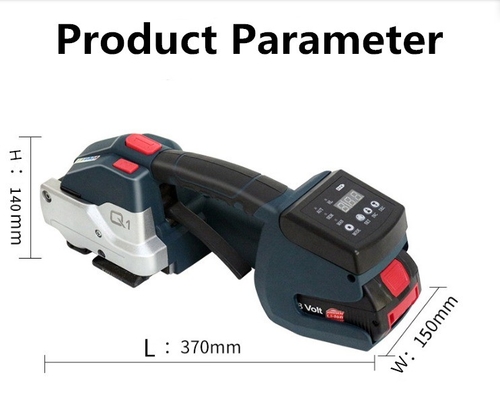High Tension 5000N Battery Powered Electric Strapping Tool with Single Button Operate