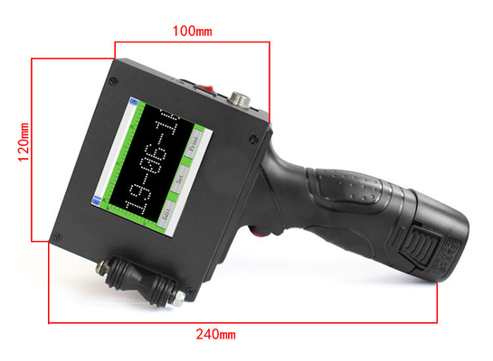 1-6 Printing Lines Inkjet Printer for Portable Thermal Batch Logo Expiry Date Printing