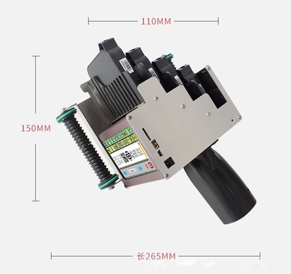 Carton Printing TIJ Printer 10CM Four-Nozzle Portable Inkjet Printer for Frozen Food