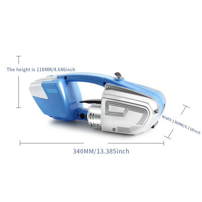 Easy to Operate Electric Handheld PP/Plastic Strapping Tool with Alloy Welded Plate