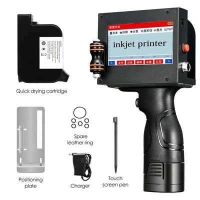 High Definition Expiry Date Labeling Handheld Inkjet Printer with CE Certification