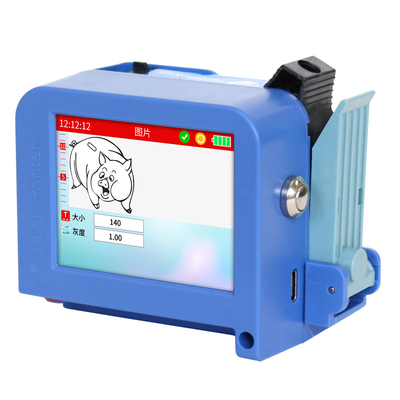 Portable Expire Date Logo Code Printer with 2-5mm Printing Distance Accuracy Solution