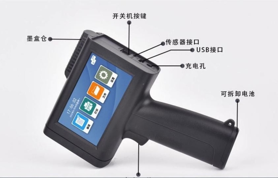 M10 Semi-automatic Industrial Portable Inkjet Printer for QR Date Code Batch Number Coding