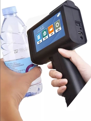 CE Portable Expire Date Batch Coding Machine Handheld Inkjet Printer Gun with One Black Ink Cartridge