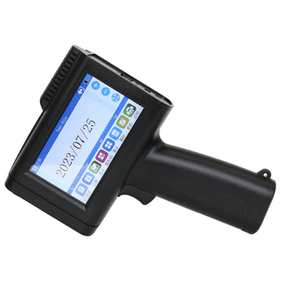 CE Portable Expire Date Batch Coding Machine Handheld Inkjet Printer Gun with One Black Ink Cartridge