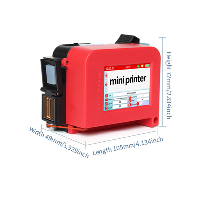 Carton Bag Mini Inkjet Batch Coding Machine with 600DPI Printing and Portable Design
