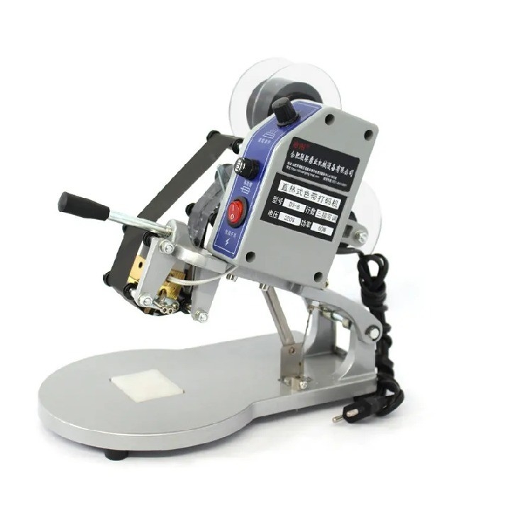 Portable Hand Press Ribbon Coding Machine for 220V 50/60Hz Voltage and 2*4mm Particle Size