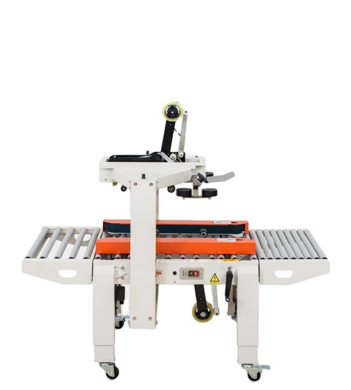6-12 mm Sealing Width Automatic Top And Bottom Drive Belt Adhesive Tape Sealer Case Box Carton Sealing Machine