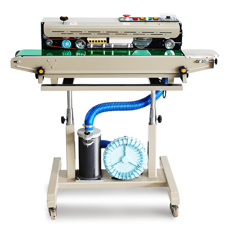 DBF-1000A Vertical Automatic Continuous Inflating Film Sealer for Food Beverage Shops