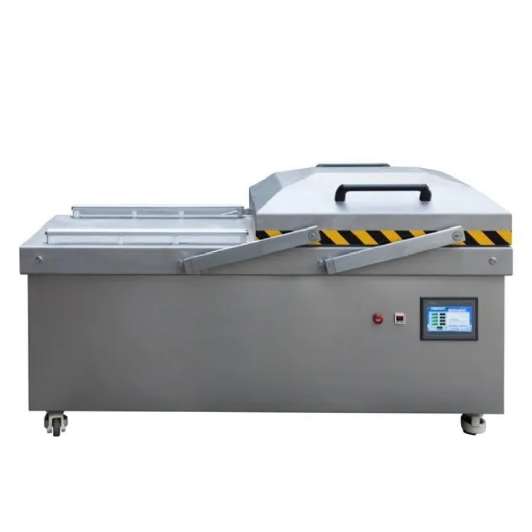 Pouch Packaging Automatic Double Chamber Aluminum Foil Vacuum Sealer Machine Advantage