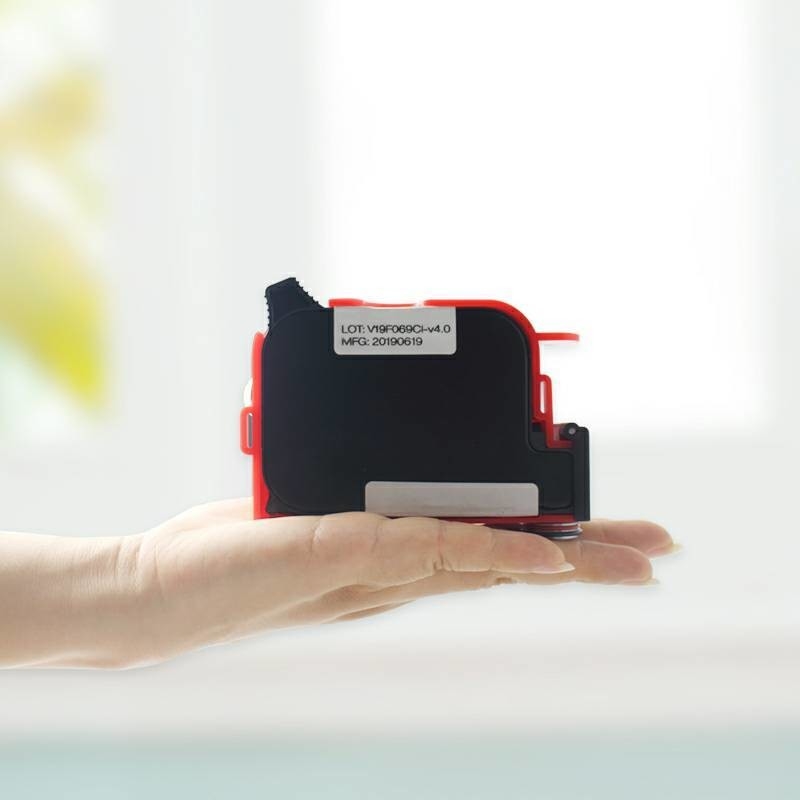 Semi-Automatic 12mm Height Mini Handheld Inkjet Printer for Carton Bag Metal Wood Pipe