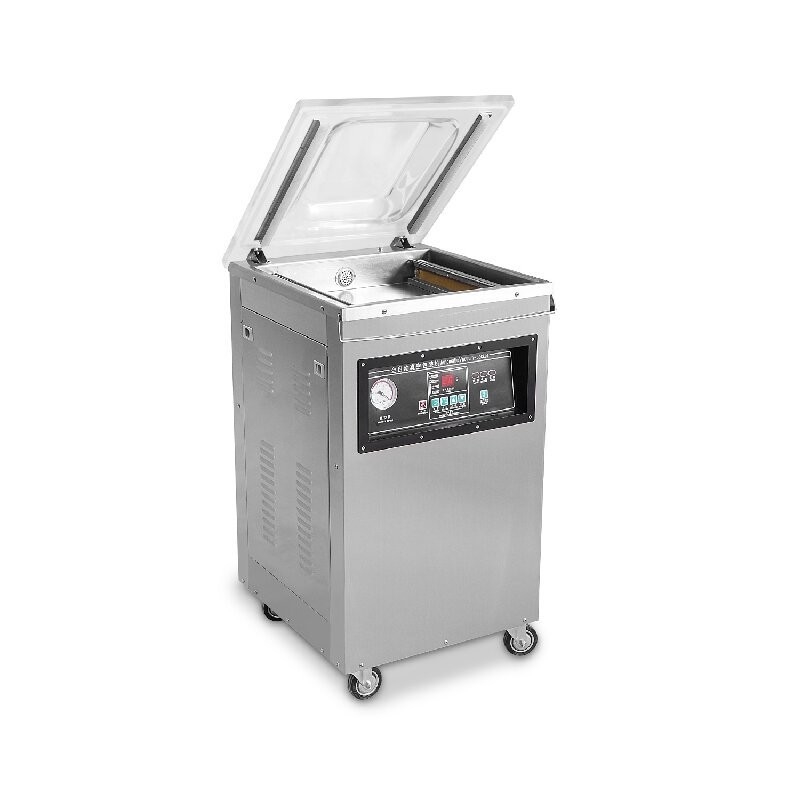 Versatile DZ-420 Small Commercial Vacuum Packer for Food Sealing strip distance 445mm