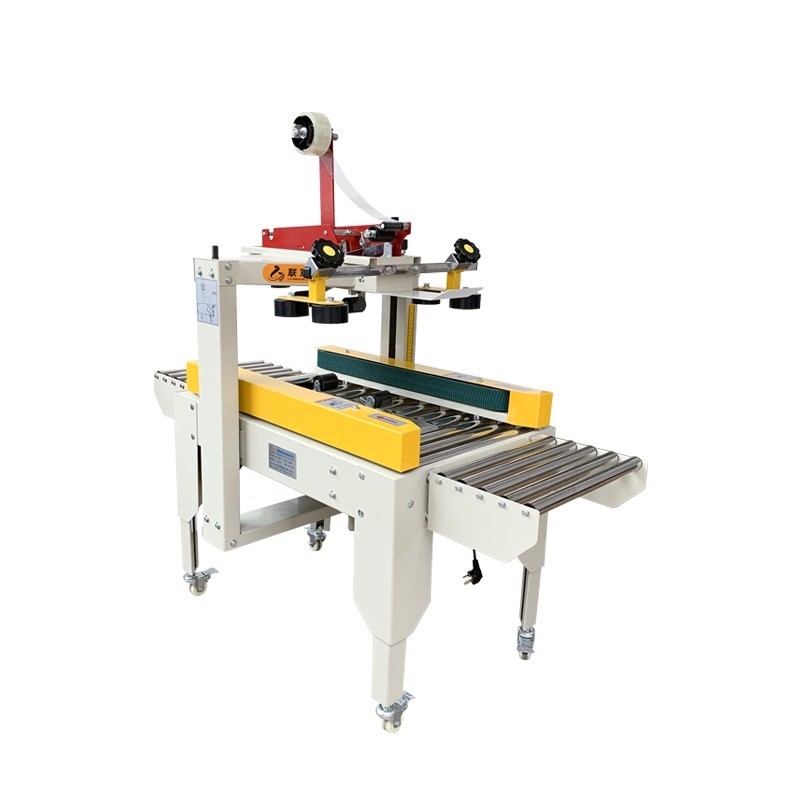 220V/50HZ Semi-Automatic Adhesive Tape Carton Box Left And Right Drive Sealing Packing Machine