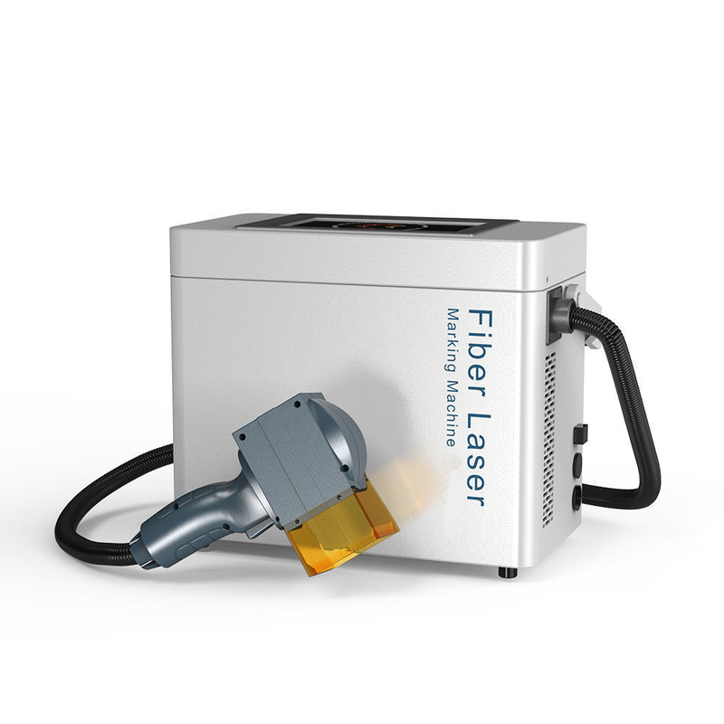 Easy To Move 20W 30W Portable Metal Engraver with Air Cooling Engraving Area 100x100mm