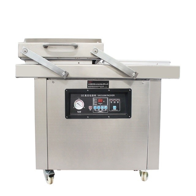 220V/50HZ DZ-400/SA Flatbed Double Chamber Food Vacuum Packing Machine For Meat Rice Fish