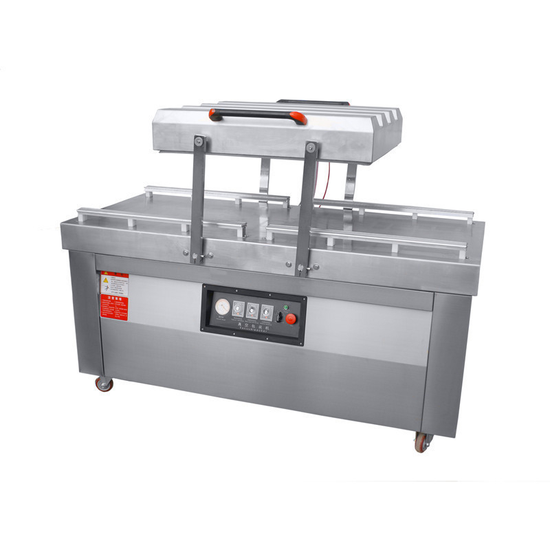 Double Chambers 750*620*100mm Chamber Size Vacuum Sealing Machine for Food Meat Beans