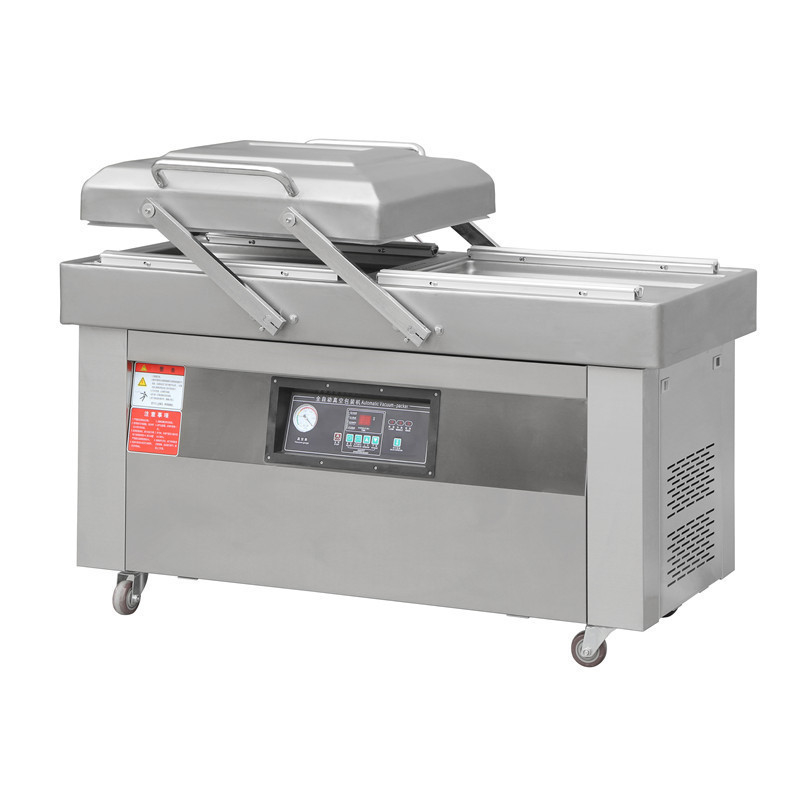DZ-600 2SB Semi Automatic Double Groove Vacuum Packing Machine with Motor Power 2000W