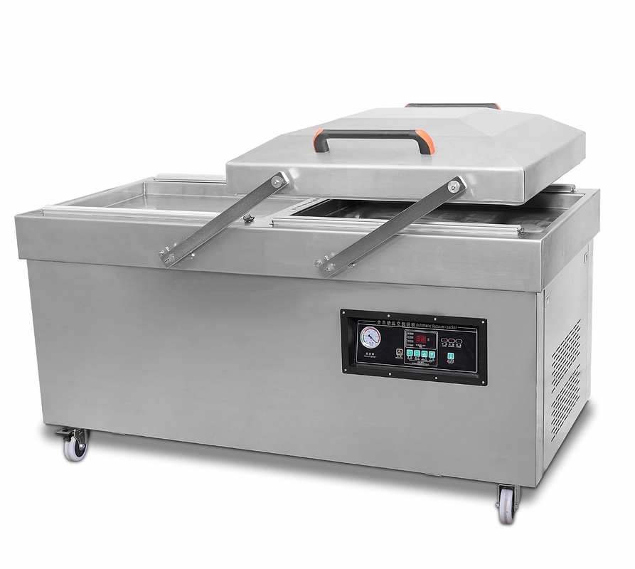 Plastic Packaging Double Chamber Vacuum Bag Sealer for Dry Food Vegetable Fish Fruits
