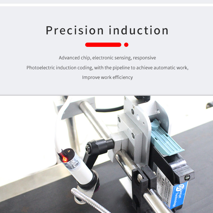 Full Auto Expiry Date Coding Logo TIJ Inkjet Printer Online Machine with Blue Ink