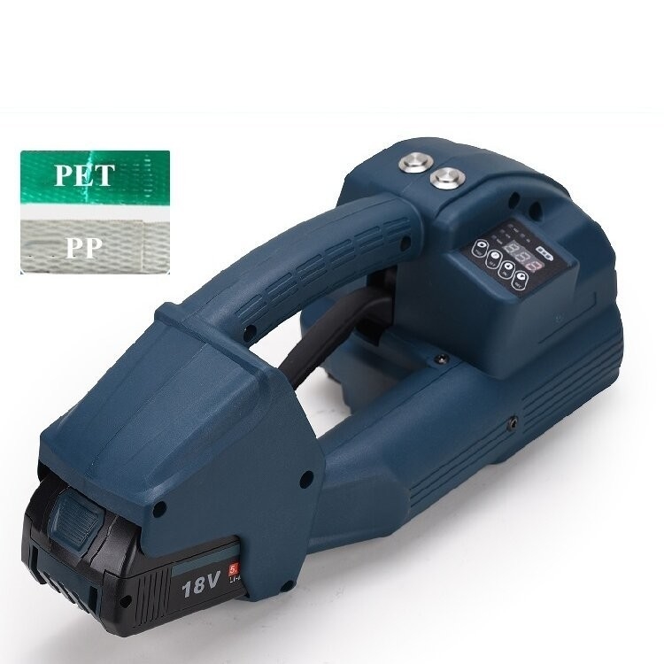 0.5-1.2mm Strap Thickness Hot Melting Handheld Strapping Machine for Electric PP PET Strap