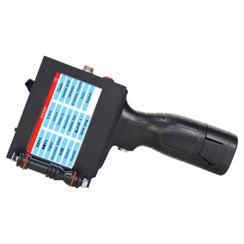 Paper Printer Get 25.4mm Print Dimension Hand Jet Batch Coding Machine Inkjet Printer