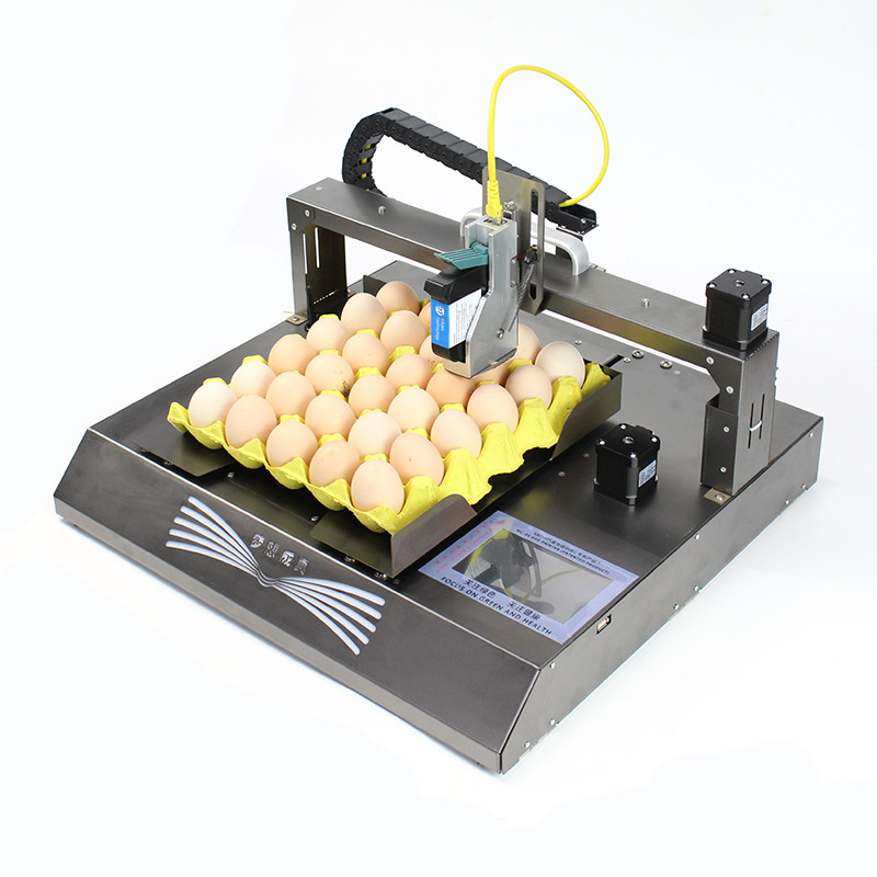 Smart Automatic Egg Image Expiry Date Inkjet Printer Print Dimension 2-12.7mm for Eggs
