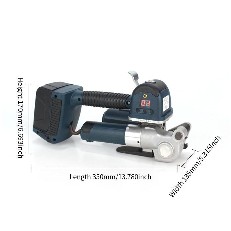 Effortless Strapping with 325*130*140mm Automatic Handheld PP/PET Belt Strapping Machine